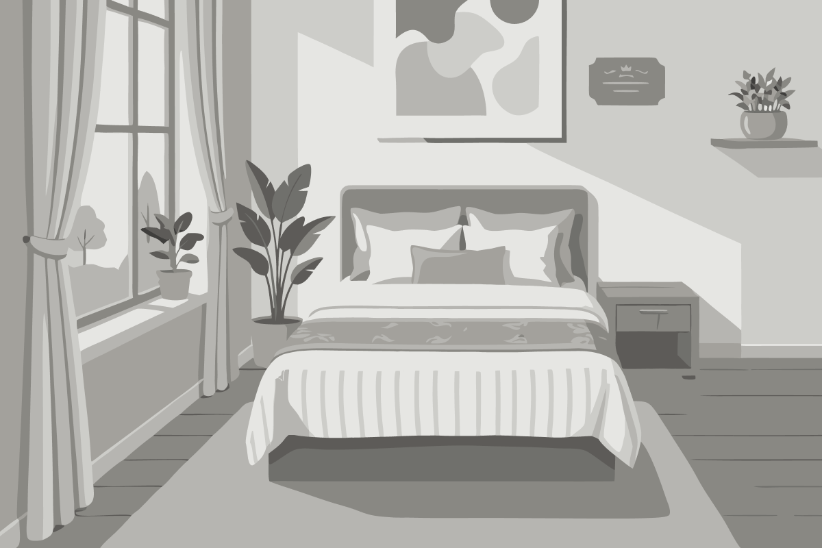 Dormitorio Misto con 6 Posti Letto